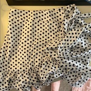 Polka Dot wrap skirt